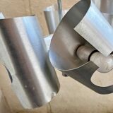 Space age aluminum pendant chandelier