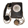 Bakelite old black wall phone 1924