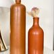 Lot de 2 bouteilles en grès