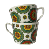 Set of 2 porcelain cups