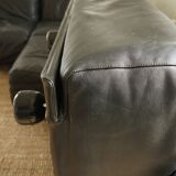 Canapé Modulable Fiandra en Cuir par Vico Magistretti pour Cassina. Italie années 1970