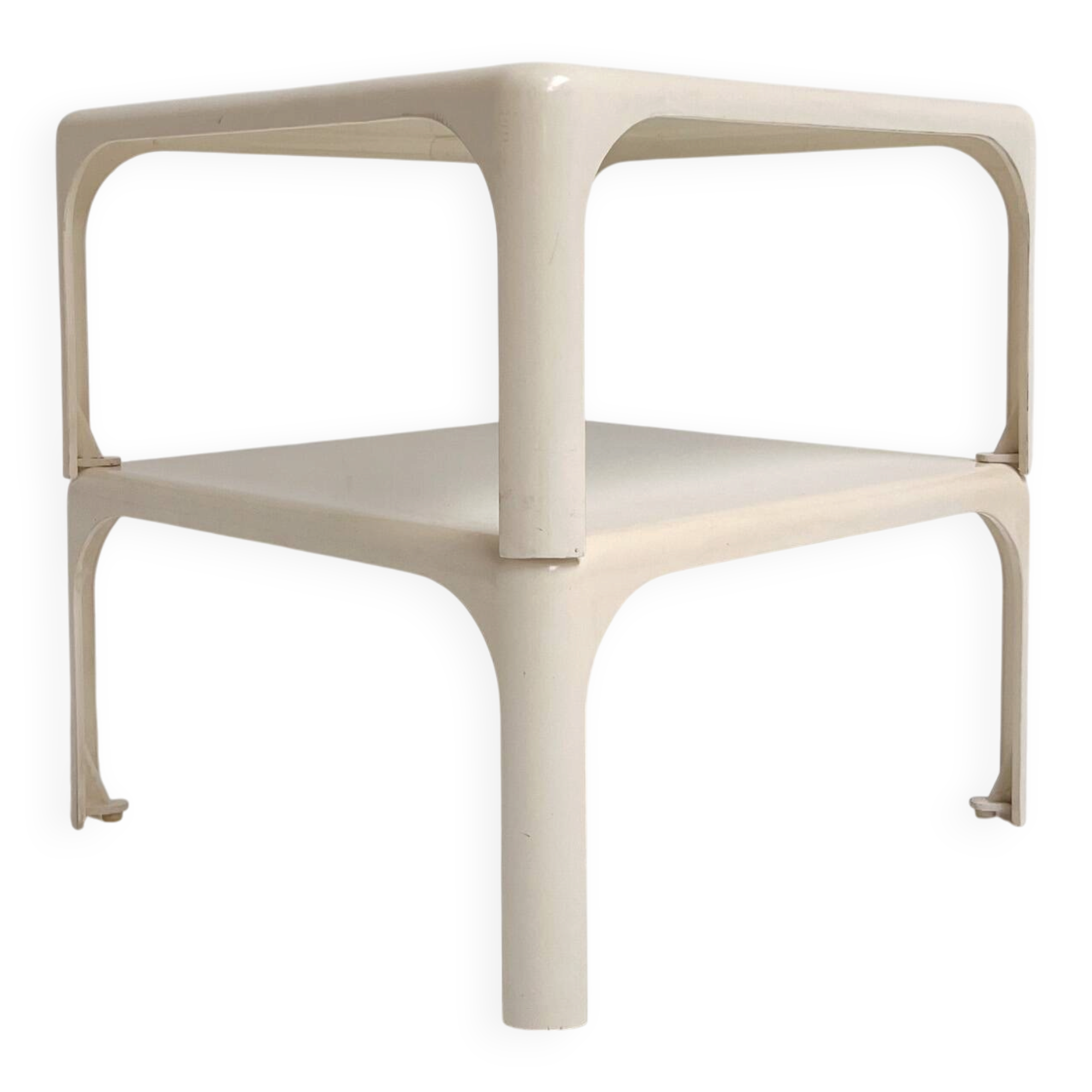2 side tables Artemide Demetrio 45 by Vico Magistretti, 1960s