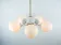 Vintage White 1970s Sputnik Chandelier – Mid-Century Modern Ceiling Light
