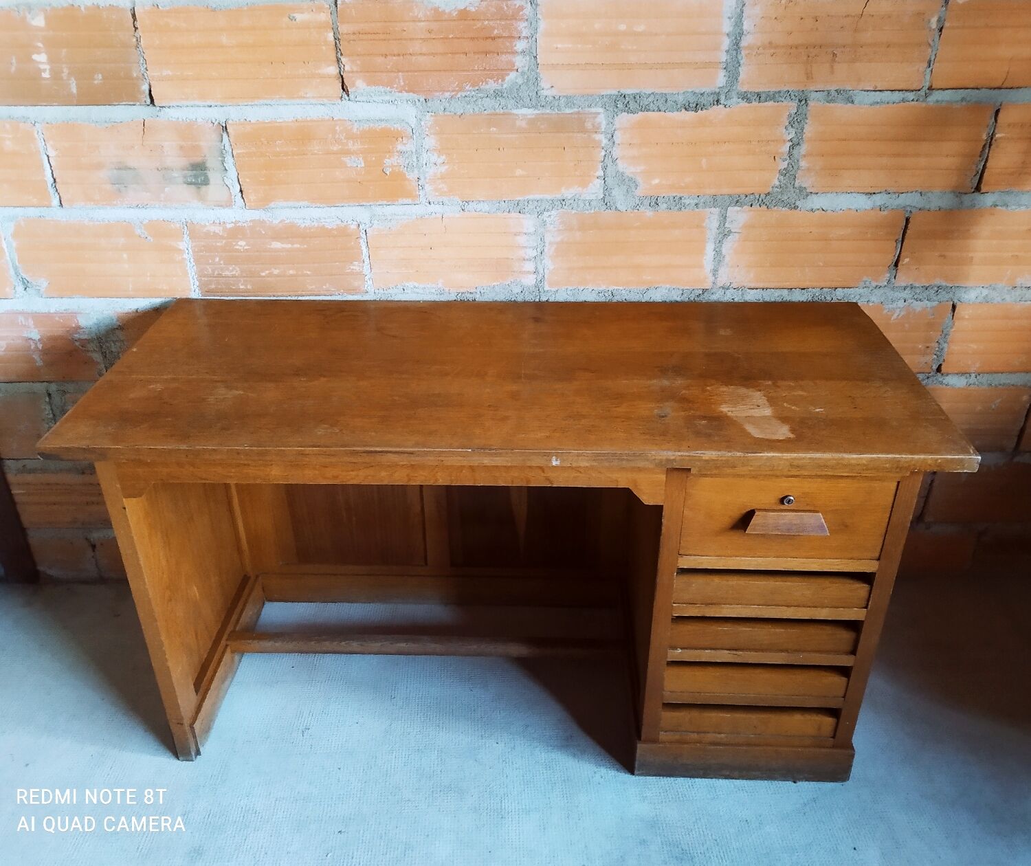 Vintage wooden desk