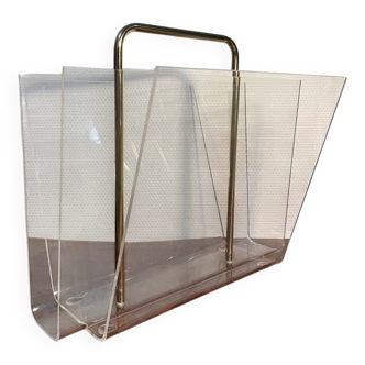 Porte revue Plexiglas laiton DLG lange