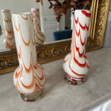 Opaline soliflore vase in the 70s