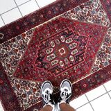 Tapis Bidjar Vintage Fait Main en Laine – 98 x 148 cm