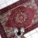 Tapis Bidjar Vintage Fait Main en Laine – 98 x 148 cm