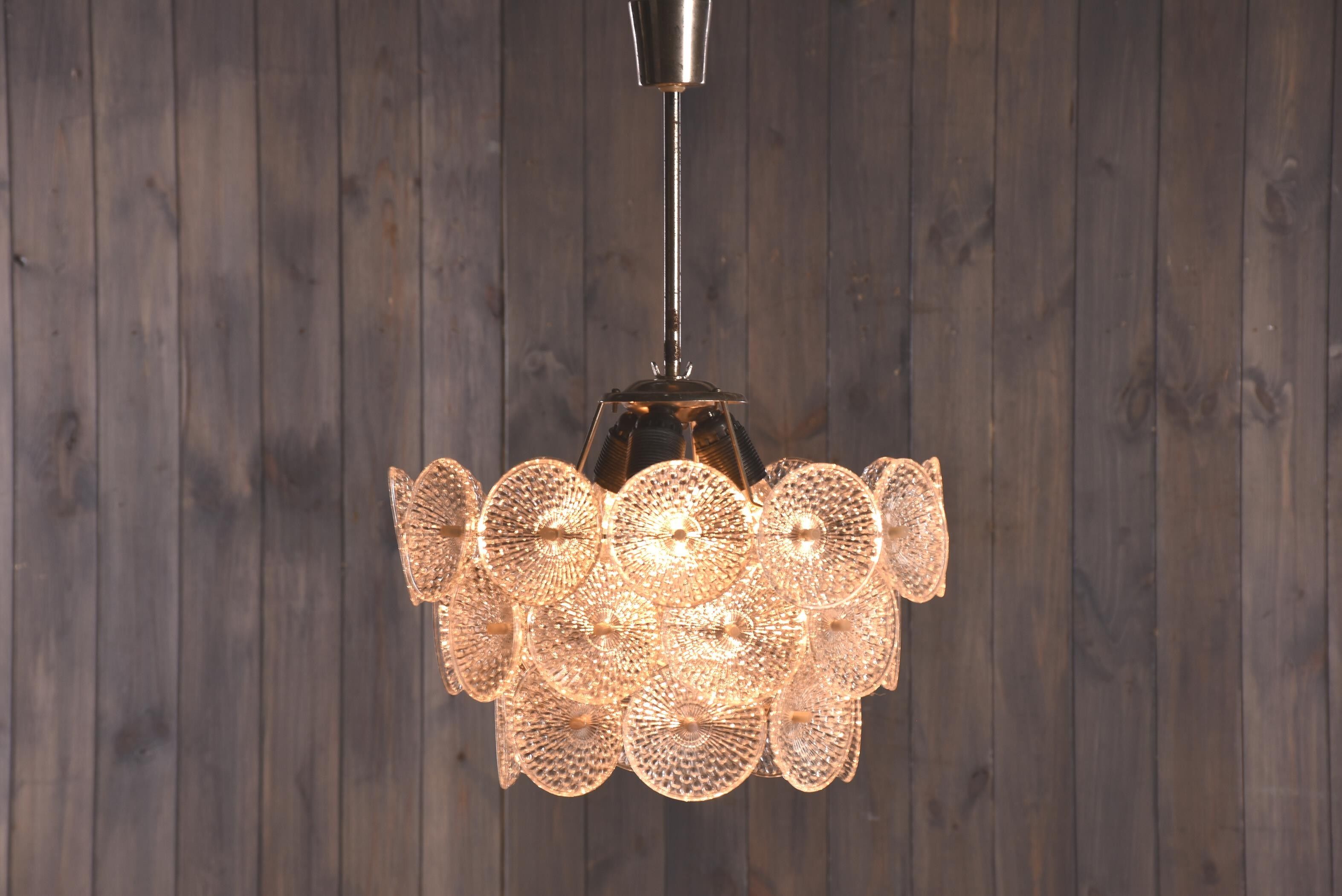 Lustre vintage en cristal