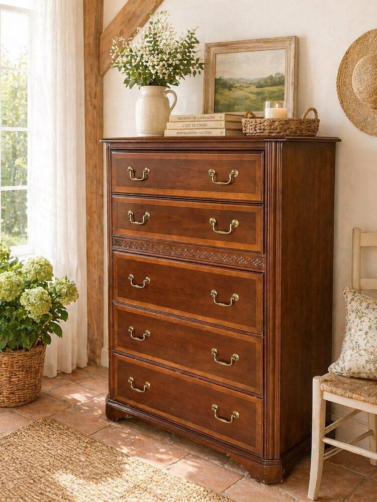 Commode haute 5 tiroirs
