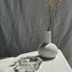 Classic geometric style glass ashtray