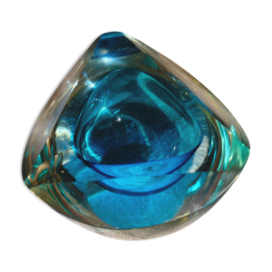 Cendrier Diamant en verre - murano
