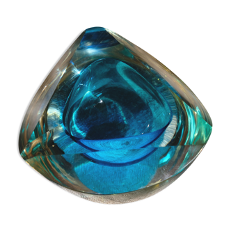 Cendrier Diamant en verre de Murano par Seguso