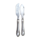 Set of 2 cheese knives and butter old silver hallmark Minerve