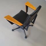 Very rare Velca Legnano office chair 1950s