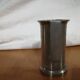 Baby Whiskey double jigger in pewter