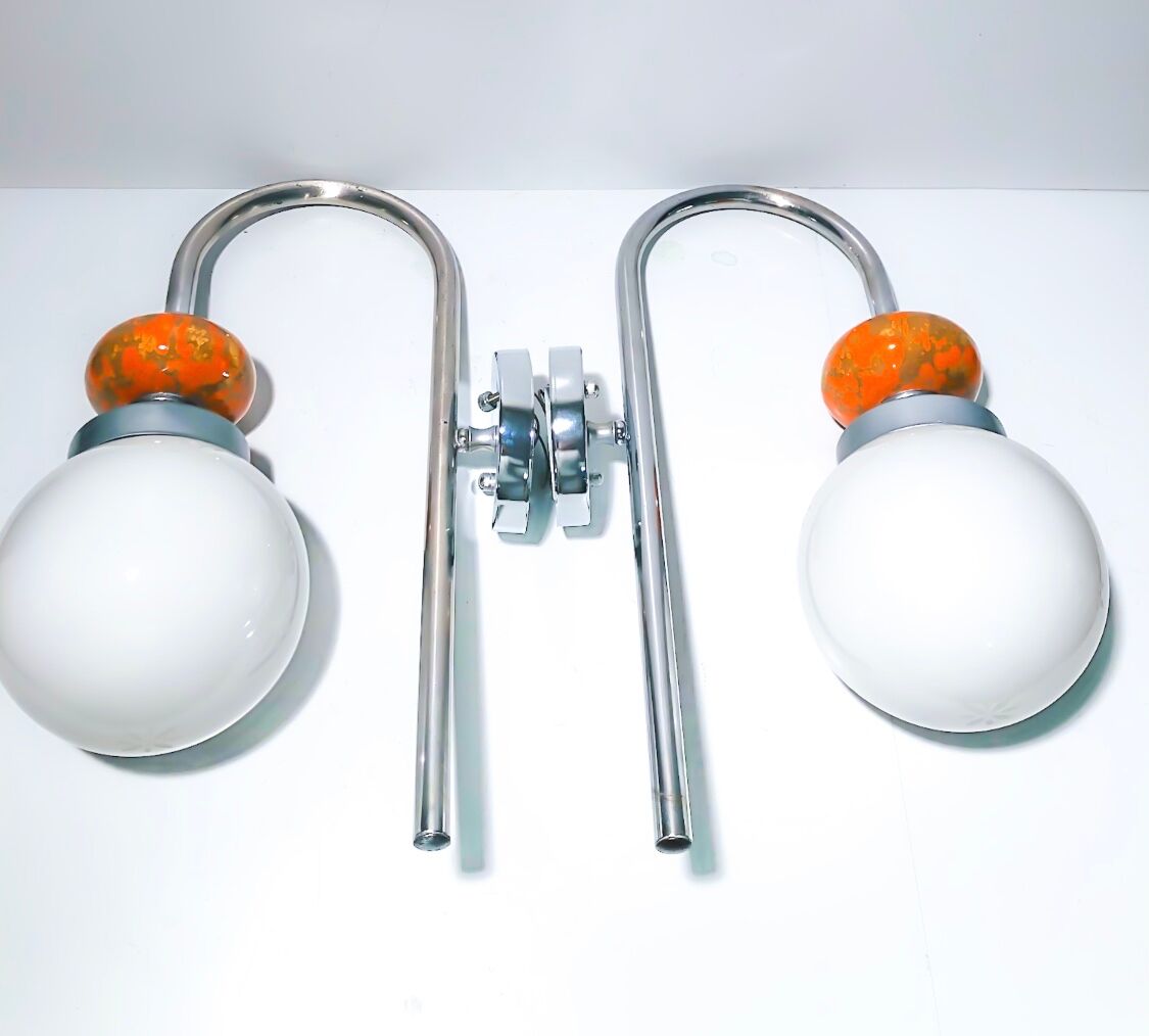 Vintage ball sconces