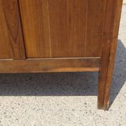 Enfilade Art Déco en noyer et plateau en marbre