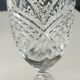 Lot of 4 large crystal flutes. Signed Arc. Height 20 cm.