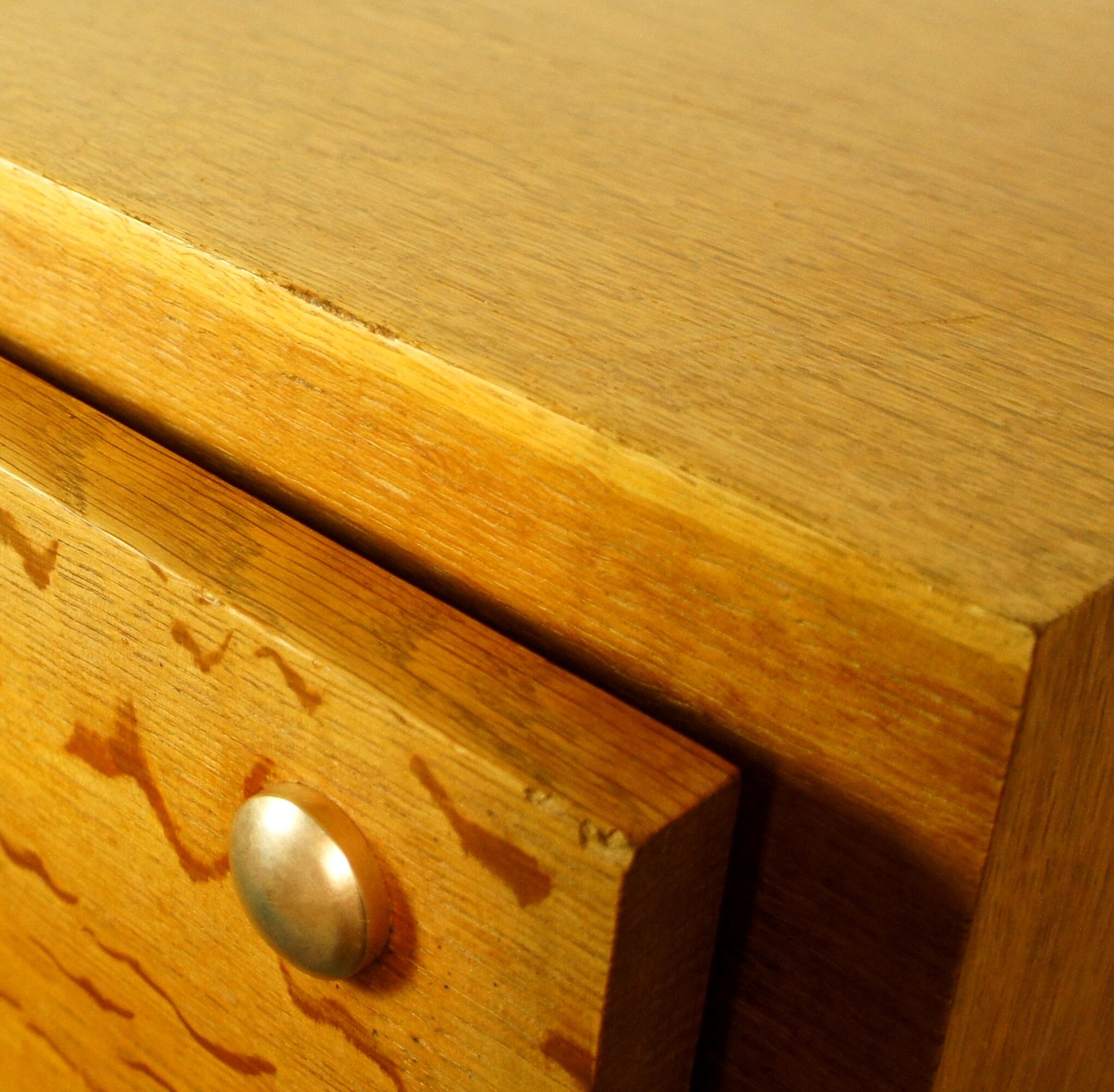 Golden oak compass stand & speaker cabinet 1960