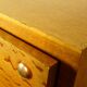 Golden oak compass stand & speaker cabinet 1960