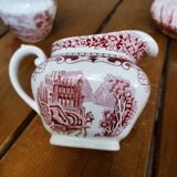 Collection of 3 milk jars in faience