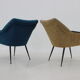 1960s Pair of Armchairs, Italy