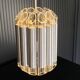 Suspension lamp chandelier ceiling light Aluminium plexi raak septiem B-1205 1960