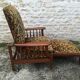 Morris armchair retractable footrest