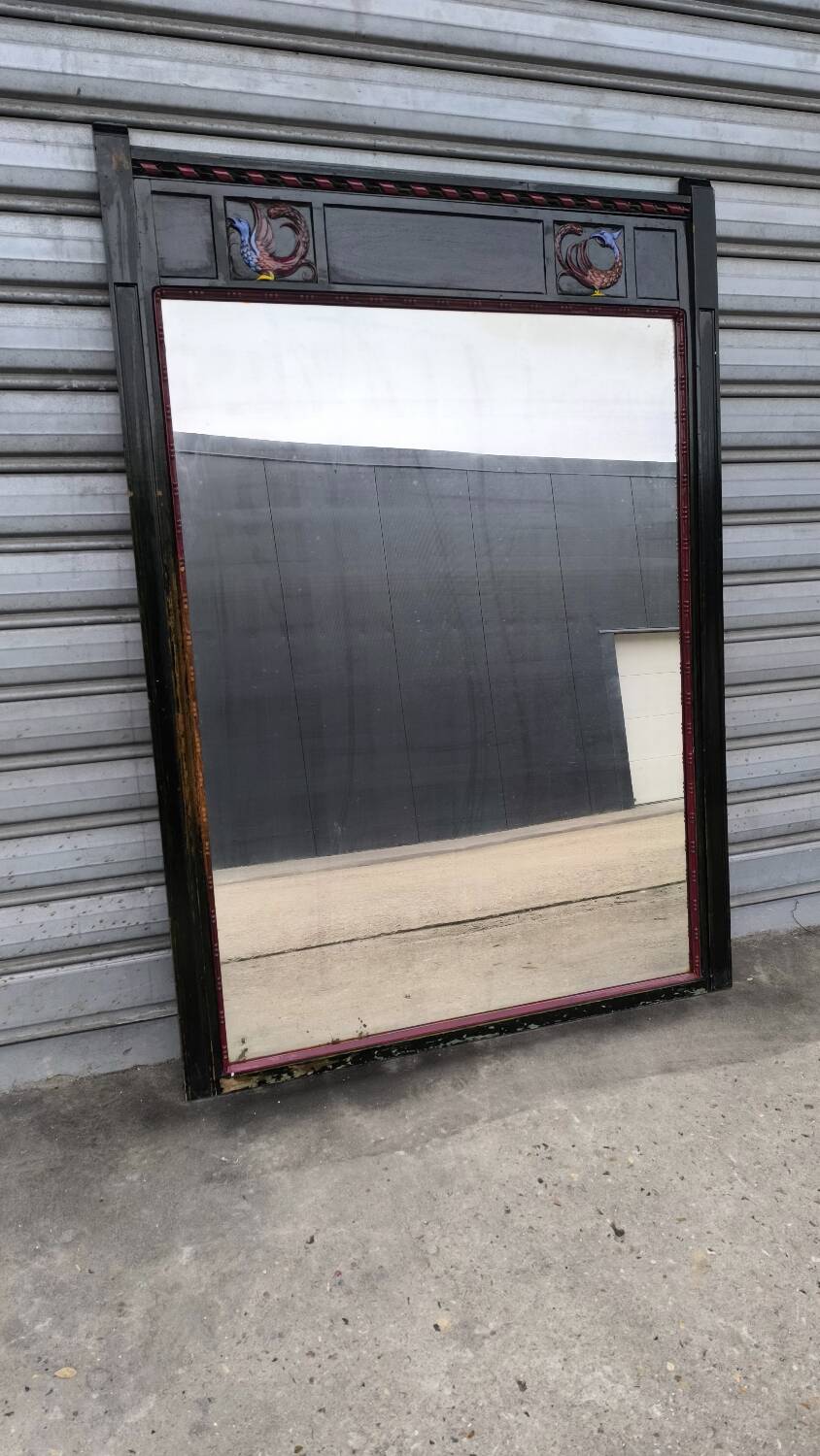 Japanese trumeau mirror, 1950s