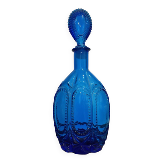 Cobalt blue perfume bottle style bottle