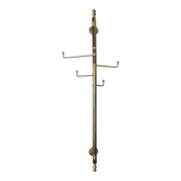 Rare Brass Midcentury Wall Coat Rack / Stand, Germany, 1970s