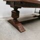 Oak table 2m & 1.3m extension cords