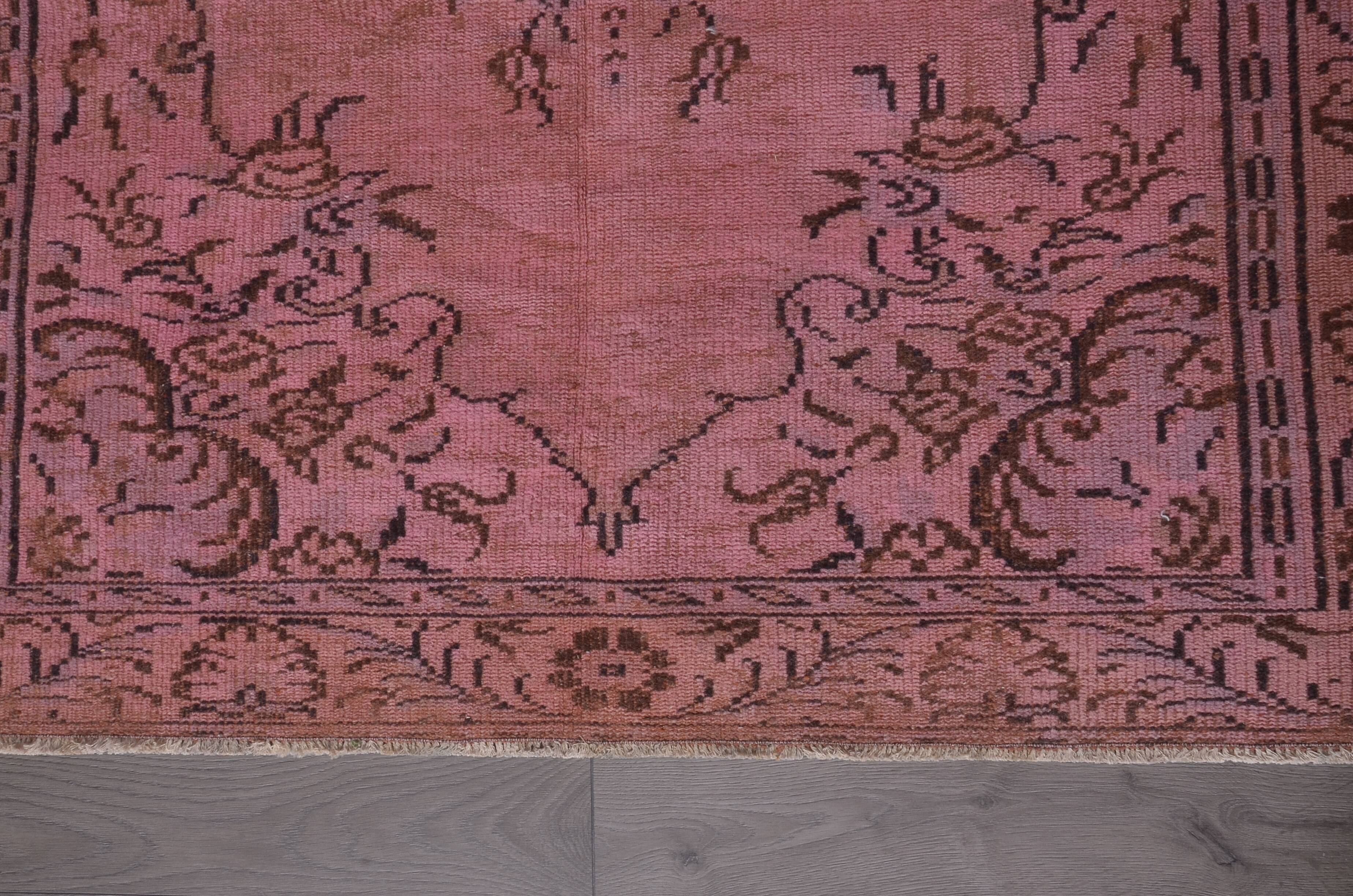 Pink Handknotted Antique Rug sku 1131