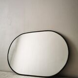 Brass mirror charcoal color 60 cm
