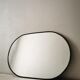 Miroir laiton couleur charbon 60 cm