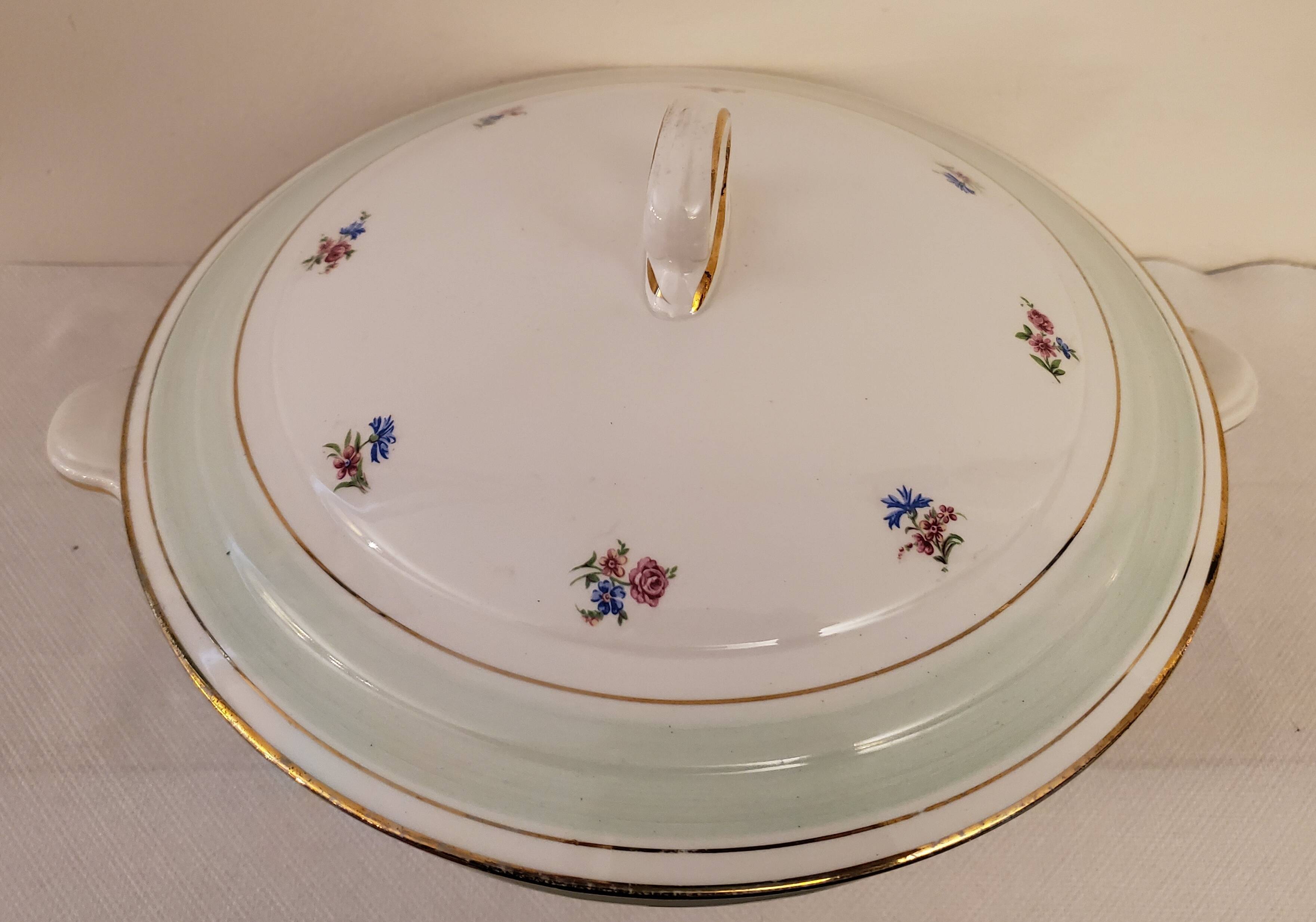 Opaque porcelain soup 1960