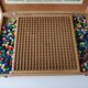 Jeu Ancien en bois - Jeu de grille personnages - Bois de Mégève (Vintage)