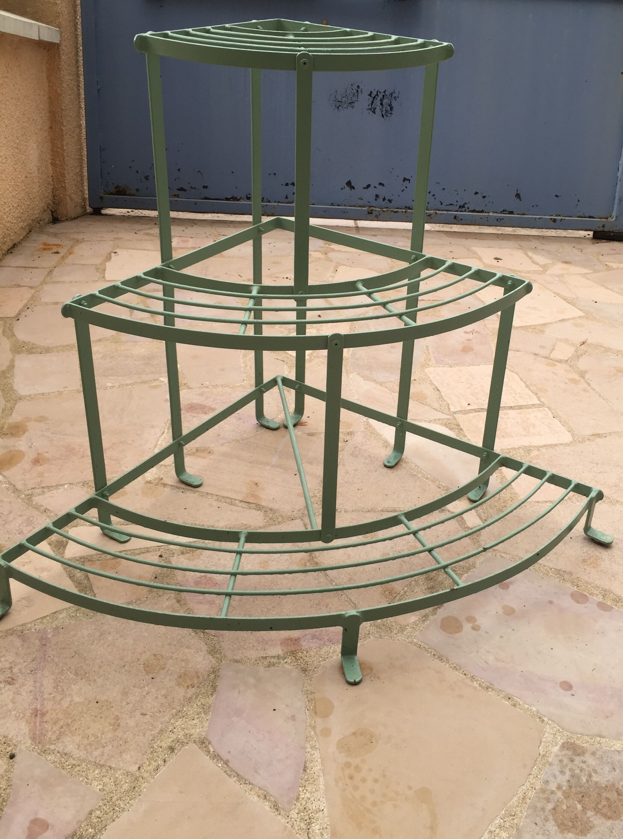 Wrought iron shelf