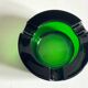 ASH TRAY Green Glass Vintage
