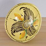 Antique Puente de Arzobispo Talavera Handmade Ceramic Glazed Lebrillo Bowl