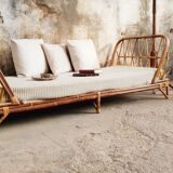 Rattan bed bench