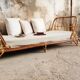 Banquette lit en rotin