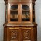 Rare Renaissance style museum library in carved oak circa 1850