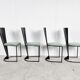 4 chairs, 1980s