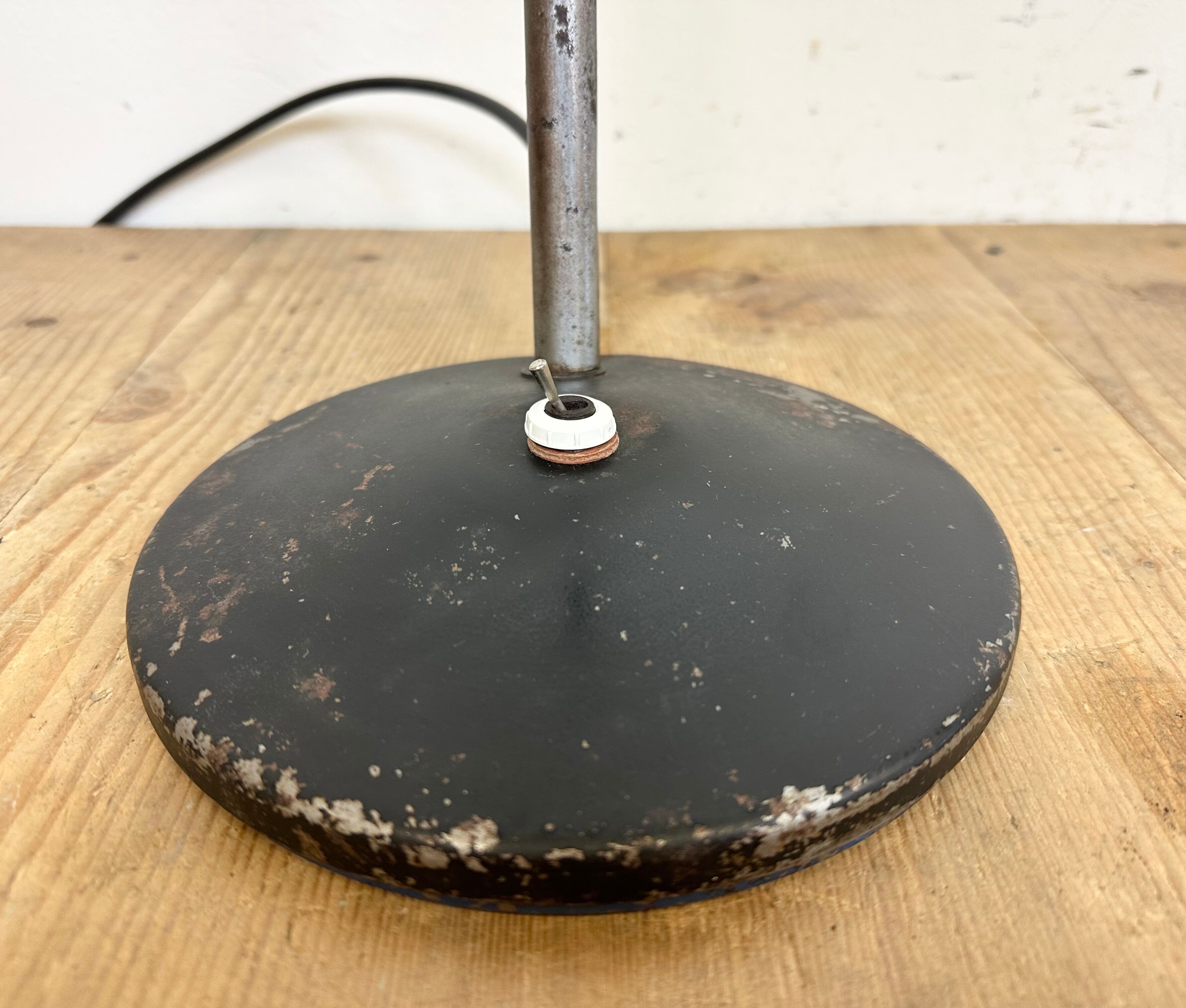 Black Industrial Gooseneck Table Lamp from Instala, 1960s