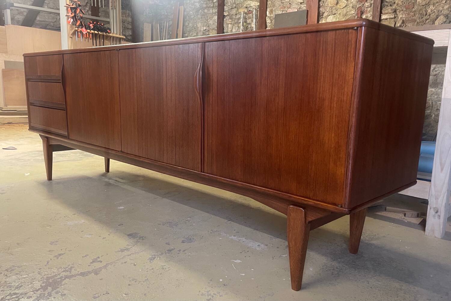 Vintage Scandinavian teak sideboard