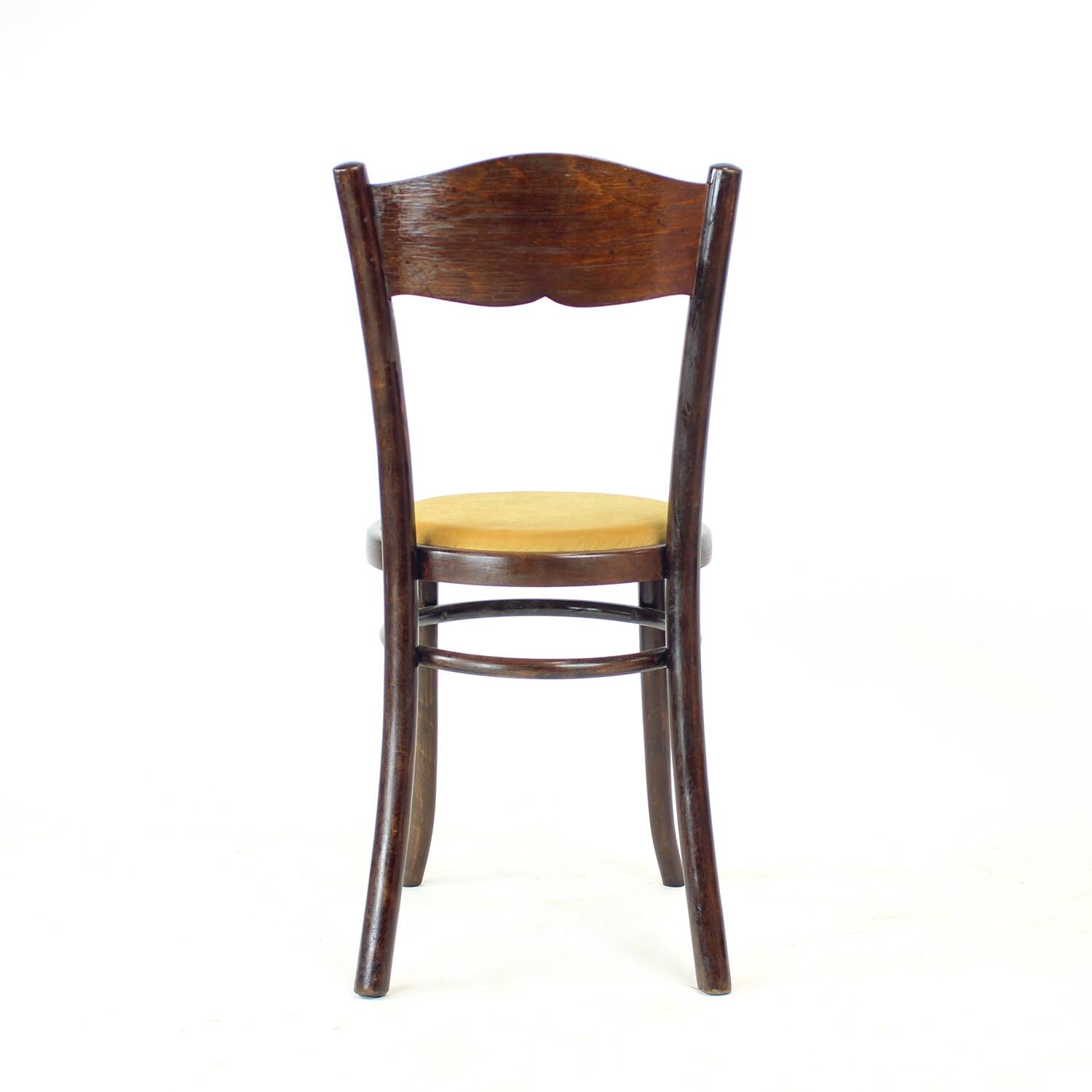 Vintage Bentwood Chair, Thonet Design, Czechoslovakia 1940s