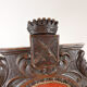 Fauteuil en chêne sculpté du XIXe siècle