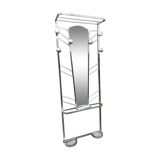 Art deco chrome wall hanger